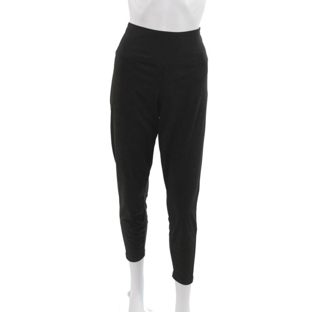 Sympli Women Ankle Pants Black Polyester Spandex Pull On Size 14